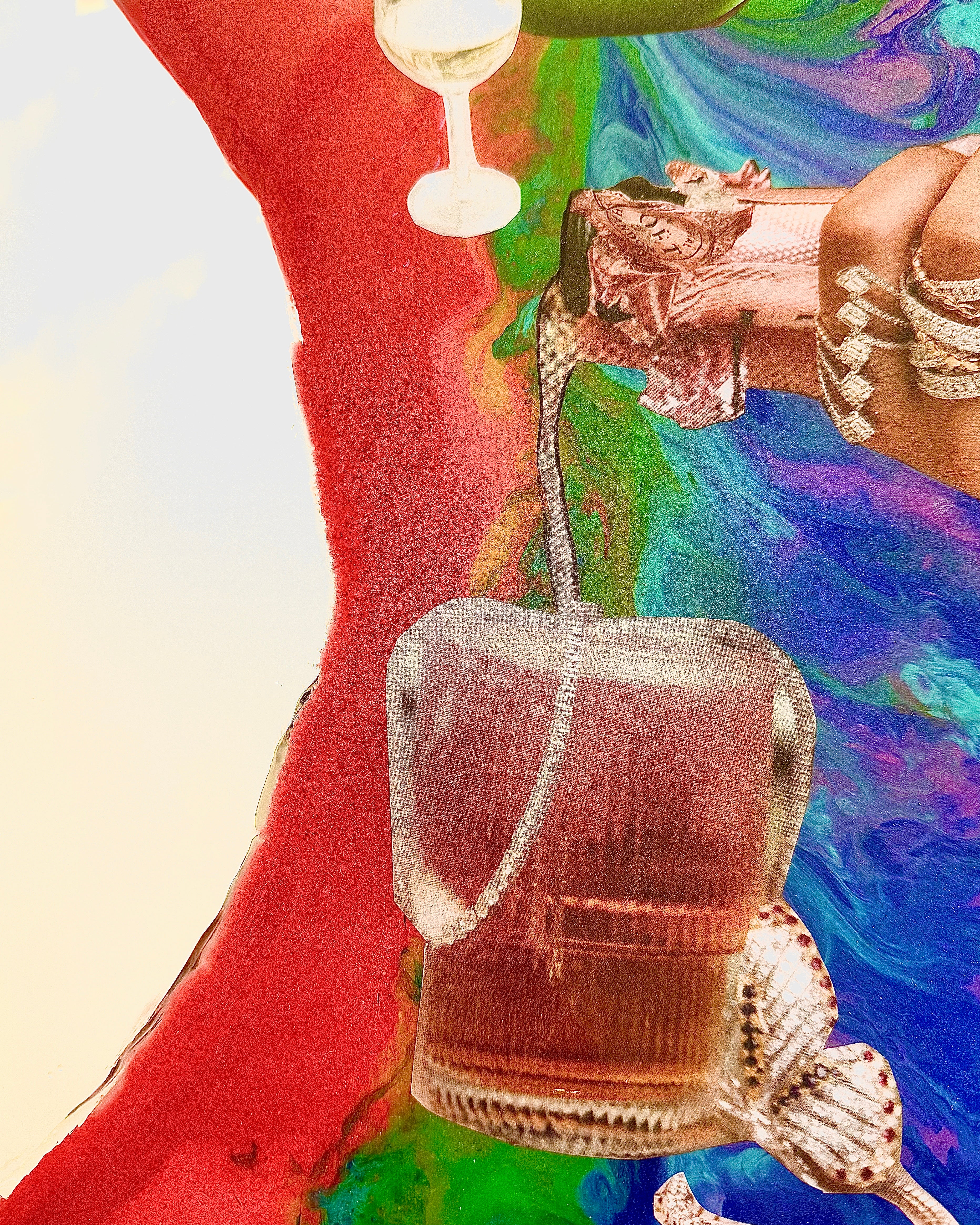 "Apple Wishes 2" wall mirror /table top 24"x24" image 1