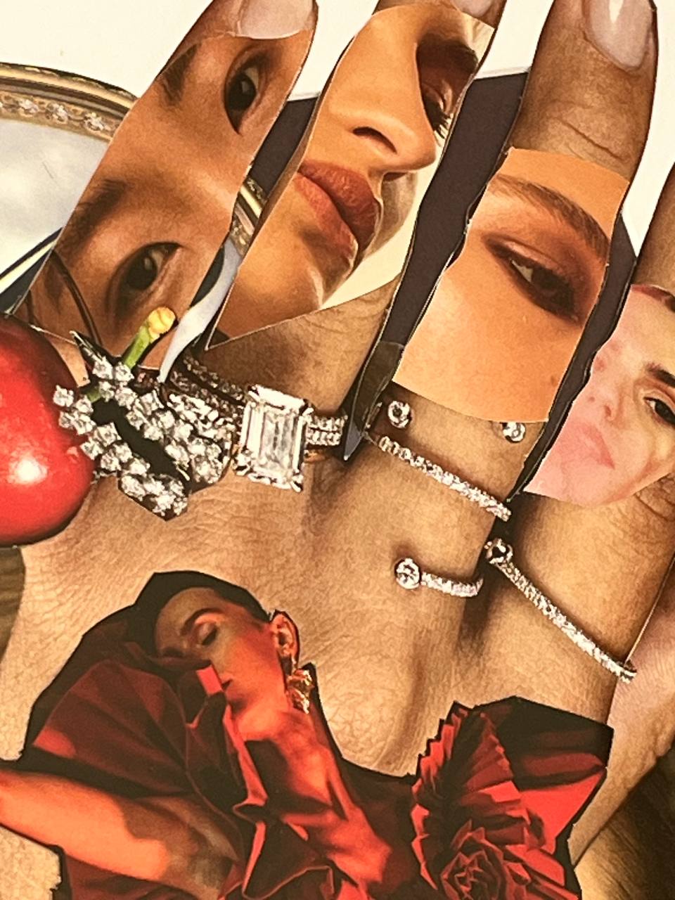 "Fruits of Desire" 11”x14”collage image 2