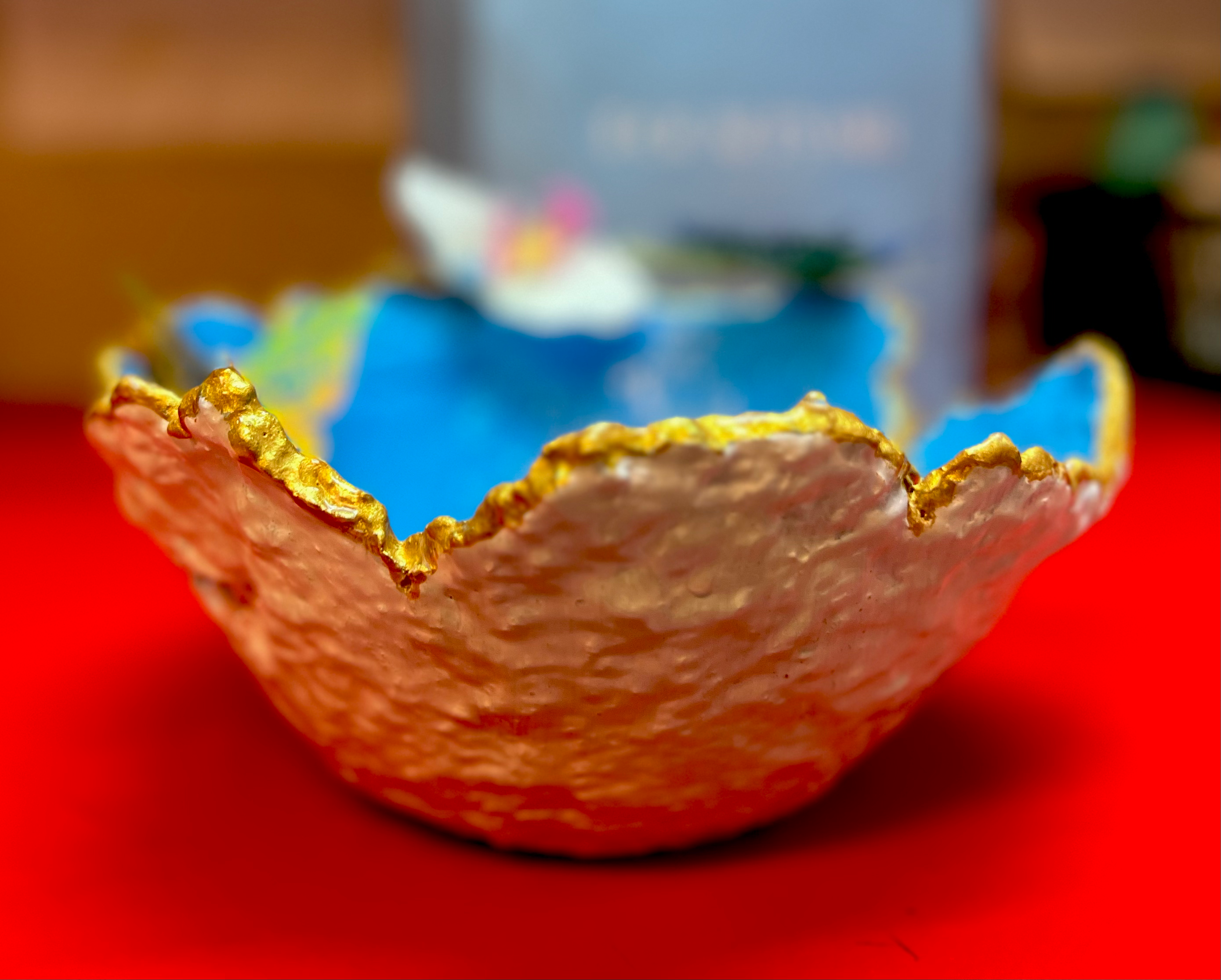 SOLD "White/Blue Vase" image 1