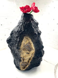 "Eruption Series Black / Gold Vase" image 0