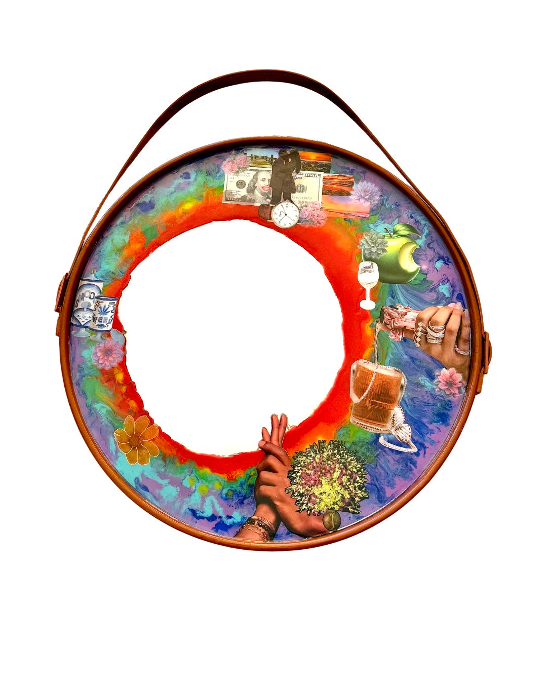 "Apple Wishes 2" wall mirror /table top 24"x24" image 0