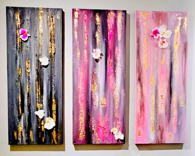 "Orchids triptych" image 0