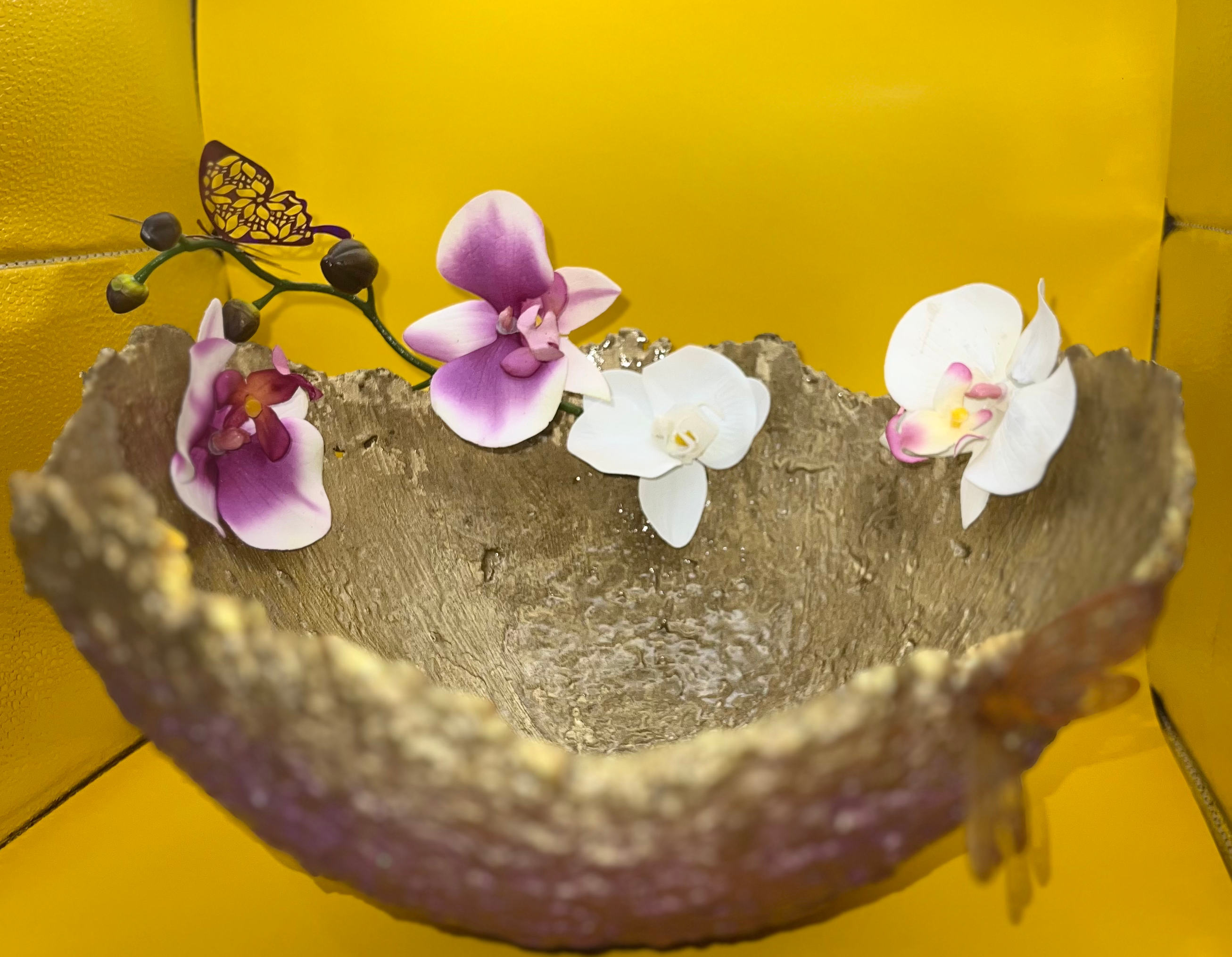 SOLD "Large Gold/Purple Vase" image 4