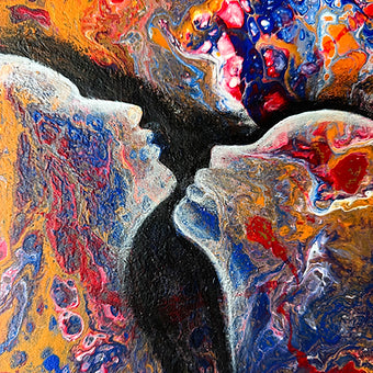 "Orange Kiss" 12"x12"