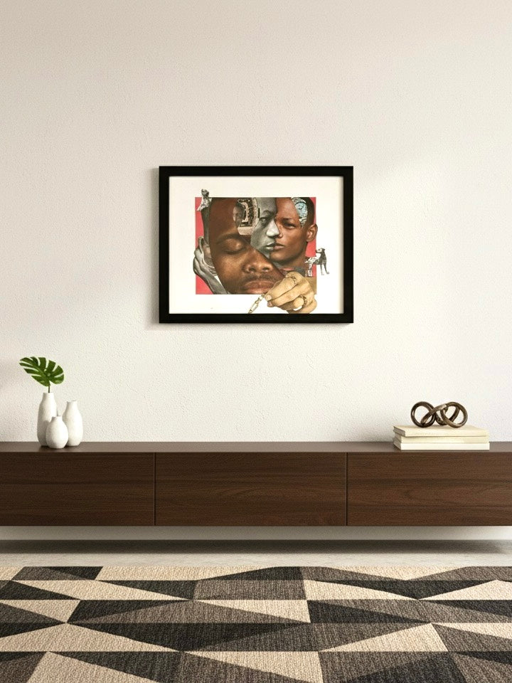 "Parallel Selves"11”x14” collage image 3