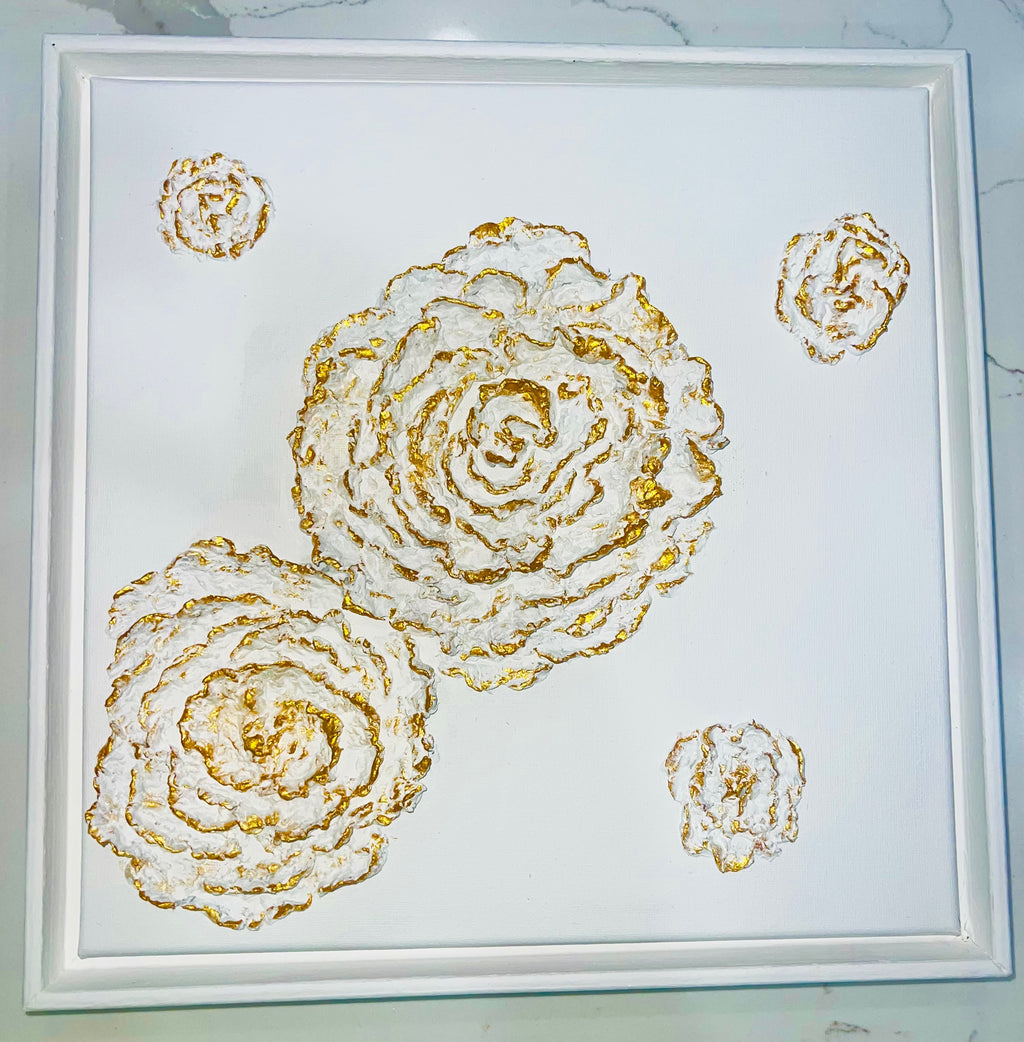 SOLD "White/Gold" image 3