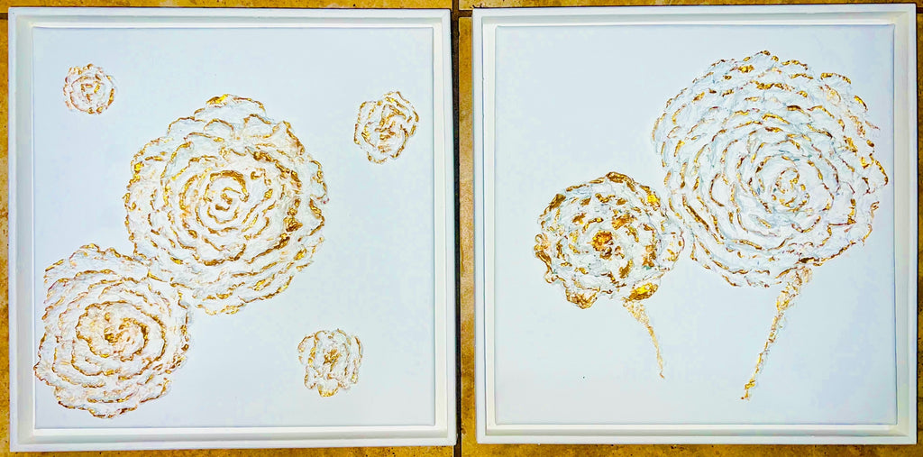 SOLD "White/Gold" image 2