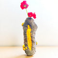 "Eruption Series Vase Grey / Gold" image 0