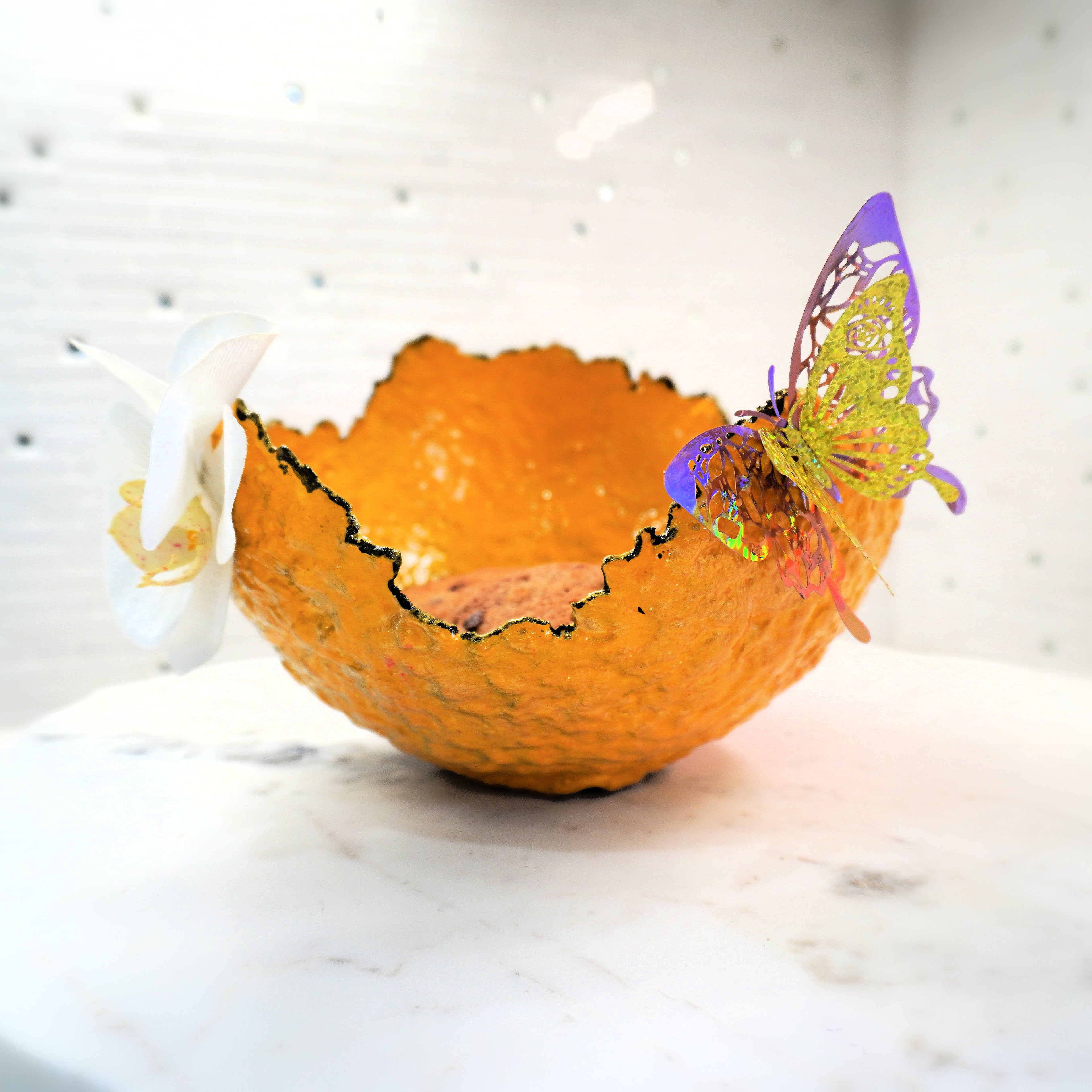 SOLD "Yellow/Black/Red Color Set Vase" image 2