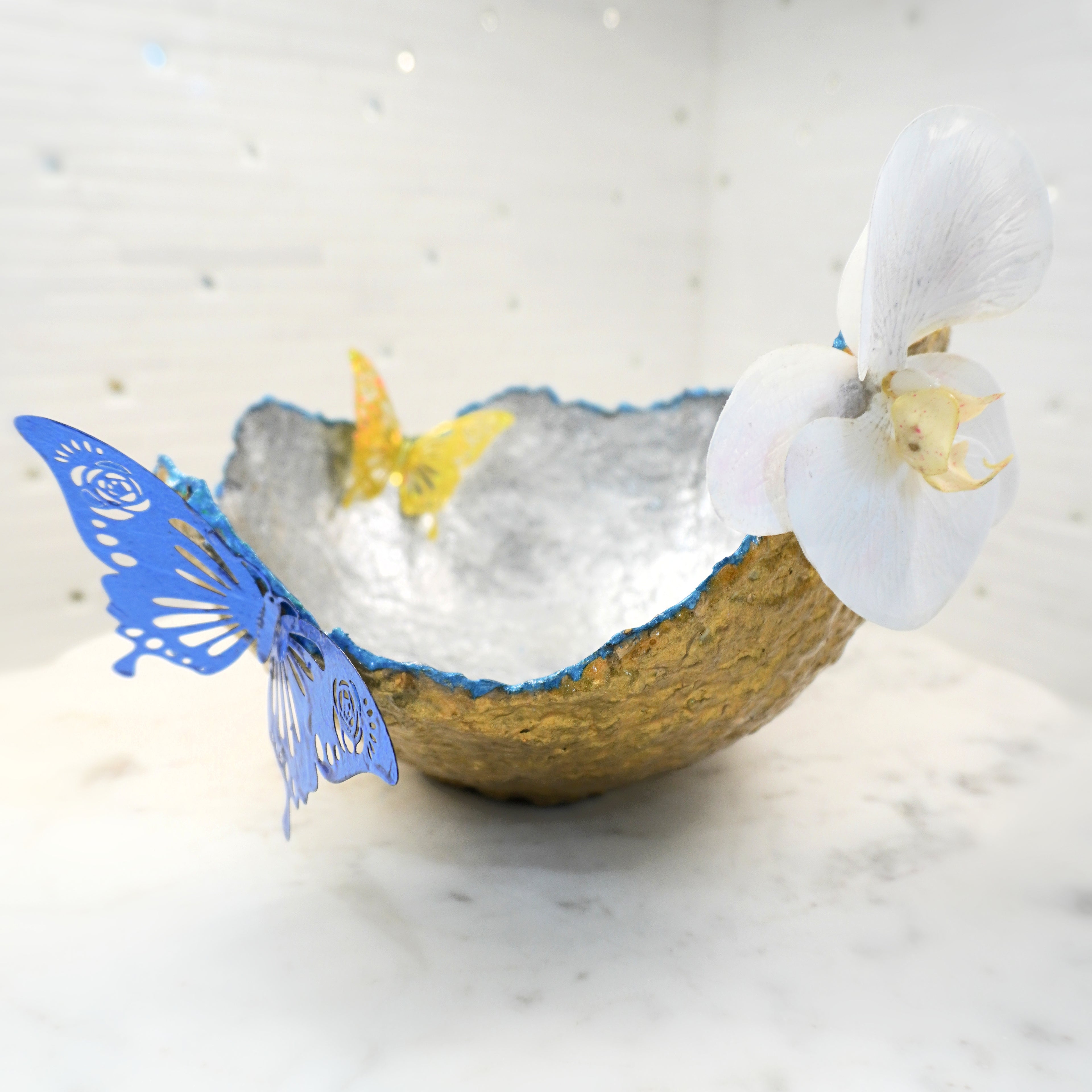 SOLD "Silver/Gold Vase" image 0