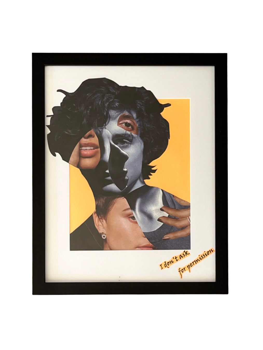 "Silent Seduction" 11”x14”collage image 0