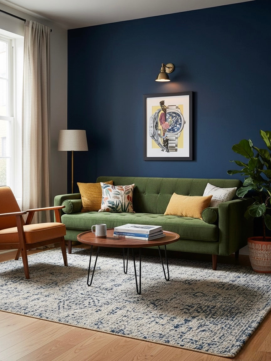 "Luxury of Time" 11”x14”collage image 1