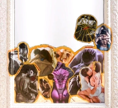 "Erotica" Mirror Floor or Wall 67'"x 31" ready to hang image 5