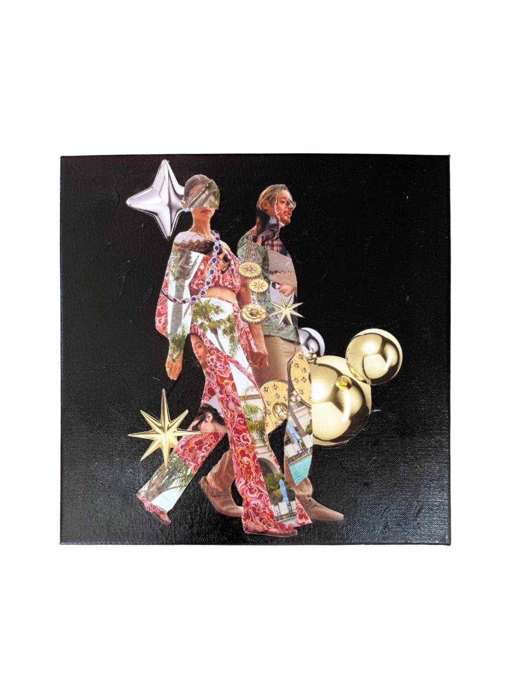 Celestial walk  12”x12” collage image 0