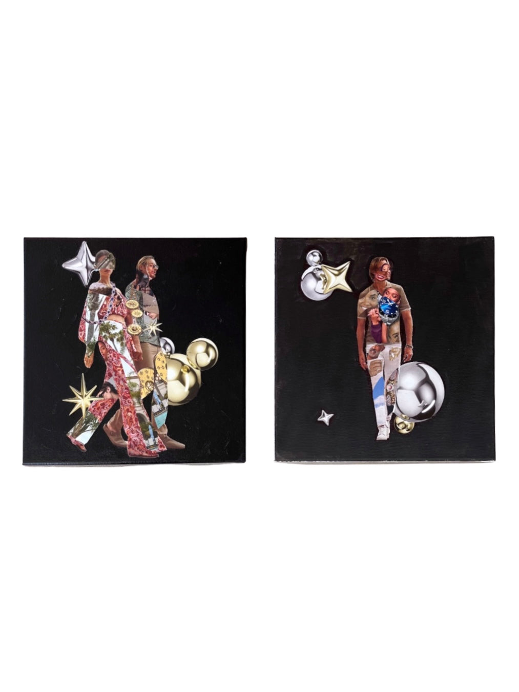 Celestial walk  12”x12” collage image 5