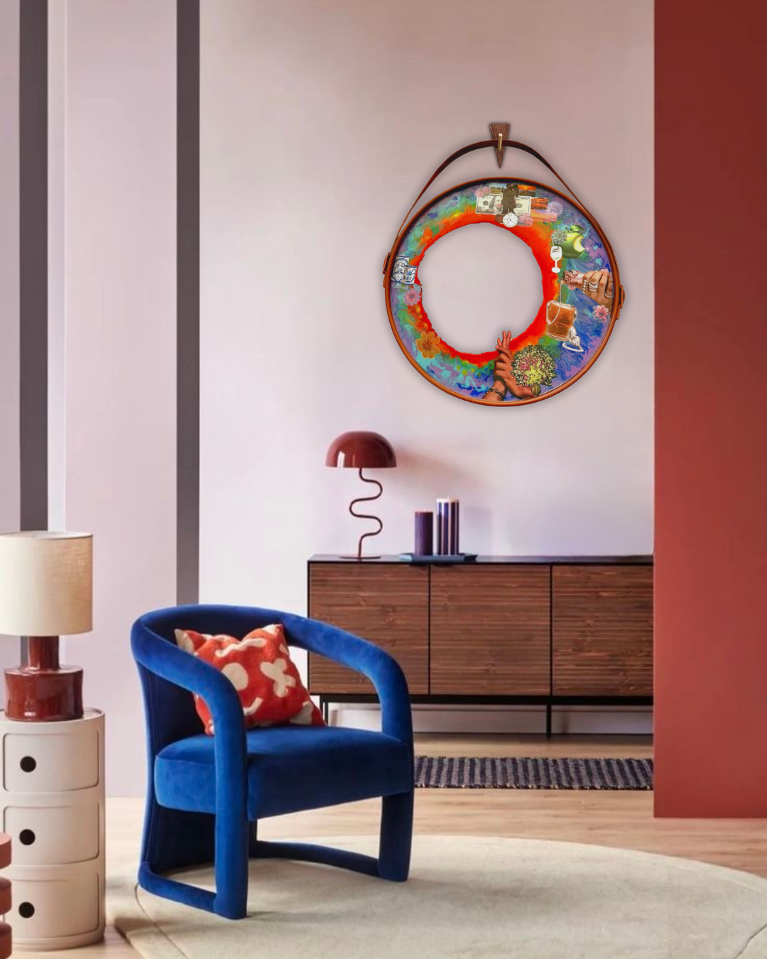 "Apple Wishes 2" wall mirror /table top 24"x24" image 3