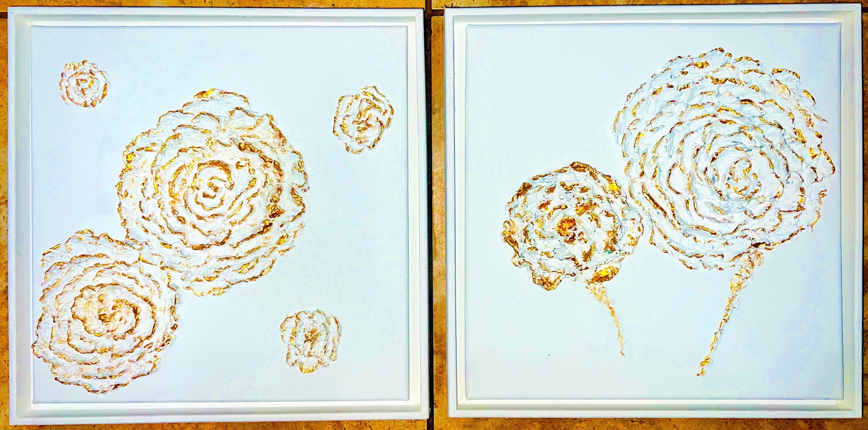 SOLD "White/Gold" image 1
